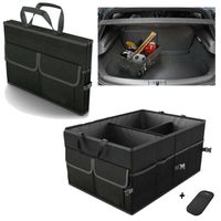 Auto Organizer Black Faltbarer Aufbewahrungsabsteckbeutel Trunk Caddy Box für universelle Schlachtkörper