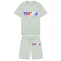 Fashion Trapstar Lettered Casual Sportswear T- shirt Set Men&...