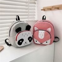 Children s Bags Boys Girls Kindergarten Nylon panda rabbit Backpack Cartoon Printed Children Cute Animal Small Bookbag 220624