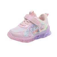 Kids Athletic Childrens Sapatos Bebê Sneakers Meninos Meninas Calçados Running Sports Girl Primavera Iluminado Solue Macio E1428