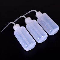 3pcs 250ml Non-Spray Diffuser Wash Squeeze Tattoo Bottle Green Soap Ink Wash Plastic Tattoo Accesories Clear Plastic Tattoo Wash C280P