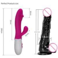 Dildo realista Produtos Sexy G Dildos Vibradores Toys for Woman Waterp251W