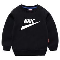 Baby Kids Black Sweatshirts Boy Girl Clothes Hooded Brand LO...