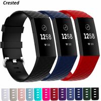 Pulseira para Fitbit Charge 3 Band Substituição Banda Watchband Charge4/3Se Smart Watch Sport Silicone Strap Fitbit Charge 4 Band240W