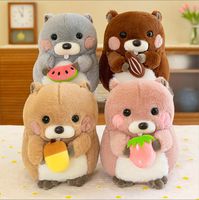 30 cm/20 cm Groundhog con pinoli peli di peluche per bambini biancheria da letto peluche per cani Regalo di compleanno per bambini