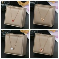 Pendant Necklaces Gold Necklace For Women Jewelry Sets Korean Fashion Valentines Day Cute Butterfly Stainless SteelPendant
