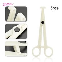 5pcs set Plastic Body Piercing Tools Pliers Ear Lip Navel Nose Tongue Septum Forcep Clamp Plier Tool For Tattoo Body Jewelry195S