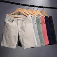 Men' s Shorts For Men Casual Cotton Bermudas Summer Fash...