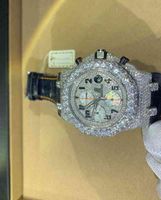 Luxury Watch Watches for Mens Mechanical Hip Hop Diamond Round Cut All Size Cuoize Labgrown Handmade Top Brand Swiss Designers Wristwatch WLBG