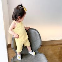 Summer Kids Clothing Sets Baby Camisole Shorts Set Children's Home Clothing Set