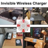 Scrivania wireless a caricatore veloce in marmo scrivania per computer in carica rapida per il bar del ristorante per hotel