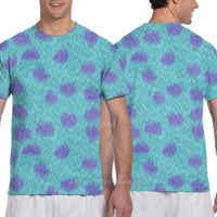 Männer T-shirts Sully Fur Inz inspiriert Männer T-shirt Frauen Alle über Druck T-Shirt Junge Kurzarm Mädchen Tops T-Shirt