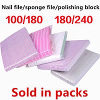 Nail Files One Pack File Salon Special Sponge Rub Off Polish Tool Thin Sand Strip Block260g