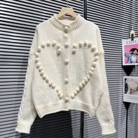 Malhas femininas teses japonês vintage simples simples suéter sólido suéter o-pescoço design de cabelo bola de malha de malha Jumper de manga longa e solta