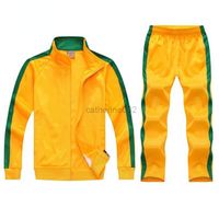 Erkekler Takım Takım Kıyafet Zip Track Ceket Sweetpants Joggers Erkek Trailsits Sport Suits Jogging Set İki PC Sweatsuits Trailsuit G220810