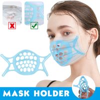 昇華3D口マスクのサポート呼吸アシストヘルプマスクインナークッションブラケットシリコーンマスクホルダー大人の通気性バルブ