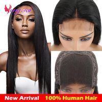 Lace Wigs YuYongtai Brazilian Human Hair Wig Straight Closure 4x4 With Baby 13x4 Front For Women