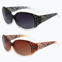 Óculos de sol Estilo de designer de luxo Estilo de óculos decorativos Diamond Trend Women Women Vintage Polarized Car Driving for mensunglasses