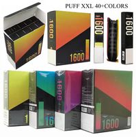 Puff Bar Plus XXL Engångs Vape Pod Kit Elektronisk cigarett 800 1600 Puffar Ånganordning 550 1000 mAh Panida E cigs Förfyllt batteri