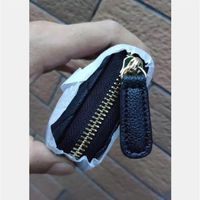 파리 패션 여성 카드 홀더 미니 코인 저장 용 가방 VIP 선물 캐비어 지퍼 포켓 지갑 작은 작은 가죽 파우치 248W