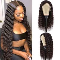 Factory Direct Sal Raw Virgin Remy Human Hair Wigs Deep Wave 13x4 360 Hd Lace Front Wig