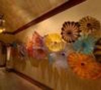 Lampes élégantes Plaque de verre soufflé à la main Décoration de mur Art Design Murano Fleur Plaques suspendues pour la salle à manger vivante