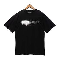 Projektant Luksusowej Koszulka Marka Palmy Angels Angel T Shirt Pa Odzież Spray List Krótki Rękaw Wiosna Letni Tide Mężczyźni i Kobiety Tee New2022