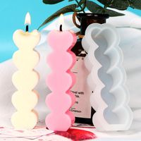 Craft Tools Love Candle Mold Creative Heart-shaped Handmade Mould Making DIY Silicone Resin