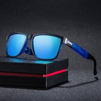 Sonnenbrille Luxus Polarisierte Männer Fahren 2022 Marke Design Quadratische Rahmen Sonnenbrille Männlich Goggle UV400 Gafas de Sol