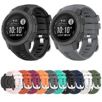 For Garmin instinct 2S 20mm Silicone Straps Watchband Bracelet Wristband Sport Correa Wrist Strap Band for Smart Watch Accessory