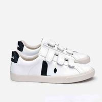 2022 New Vej Leather Low Top Top Small White Men and Women's Bottom Bottom Bottain