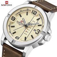 Wristwatches Top Brand Naviforce Men Wristwatch Fashion Casal Quartz Watches Mens Sport Waterproof Clock Clock Male Relogio Maschulino 2022
