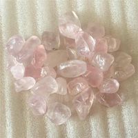 Beautiful Natural pink QUARTZ Crystal Gravel Polised healing Provide Good rose crystal energy as gift 100g2580