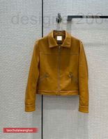 Женский кожаный дизайнер BW38300 Shenzhen Nanyou имеет элегантную и простую темпераментную куртку в кожа