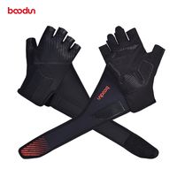 Professional Gym Gloves with Lengthen Wrist Belt Protection Antislip Shockproof Weight Lifting Training Fitness Sport 220619