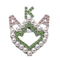 Grossist designer rhinestone peace leaf aka jul hijab brosch pins färgglada kristall broscher kvinnor
