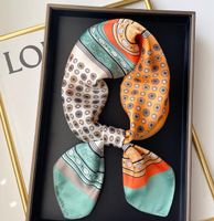 23style 70-70 cm de marque de marque de marque de marque en satin en satin satin de fleurs féminines bandana châles enveloppants écharpes pashmina dame hijab luxe