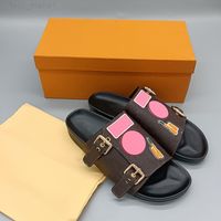 2022 Sandalias de mujer diseñadora Oran Sandalias Classic Slippers Classic Tobas de cuero REAL Plataforma zapatos zapatos de zapatillas Botas sin caja por Newshoe01