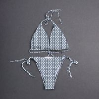Girls Brand Bikini Set Home Textile Fashion Letters Print Sw...