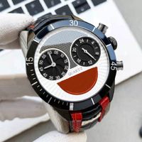 Nieuwe heren Watch Montre de Luxe Quartz Movement horloges constant veranderende humor unieke design ontwerper horloges lederen band kwaliteit polshorloges