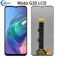 Groothandel 6,5 inch Originele mobiele telefoon Touch Panelen voor Motorola Moto G30 LCD-scherm Touchscreen Digitizer Assemblage Vervangingsonderdelen XT2129-1 XT2129-2 Geen frame