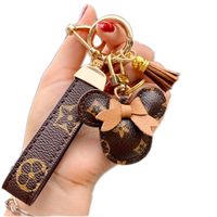 Keychains Bag Accessories Canada Yarn Lovers Buckle Women Keychain Handmade Girls For Leather Designers Key Chains Of Men Car Color Pen Jjmm