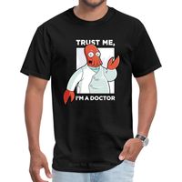 재미있는 남자 s t 셔츠 닥터 Zoidberg Who 독특한 티셔츠 스페셜 100면 패브릭 tshirt 신뢰 나를 신뢰합니다.