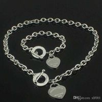 Hot sell Birthday Christmas Gift 925 Silver Love Necklace Br...
