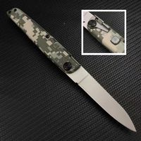 Neues R8123 Automatisches taktisches Messer 440c Satinblatt Nylon plus Glasfasergriff Outdoor Camping Wanderwanderung EDC -Taschenmesser