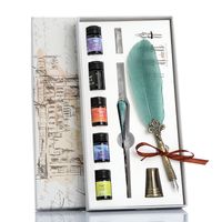 High Class Stationery Set 8 Colors Gift Fountain Pens Magic ...