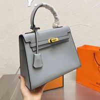مصمم Herms Hands Handbags Messenger 2022 Keilyss Home Leather Women's Kangkang Facss