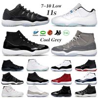 11s women men basketball shoes 7-10 Low Legend blue Cool Grey Space jam Gamma blue Bred Bright Citrus Jubilee Cap and Gown 11 Concord