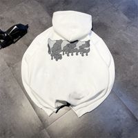 2022 outono inverno designers de alta qualidade homens mulheres hoodies moletom camisolas estampadas 3m letras reflexivas homens casuais solta lã sweater streetwear