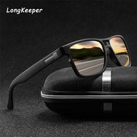 Gafas de sol polarizadas Movimiento de hombres Conducir sol Glasse Vintage Antiuv Conductor Black S Gafas 220628